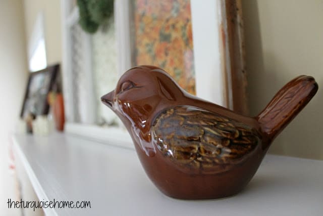 fall mantel decor