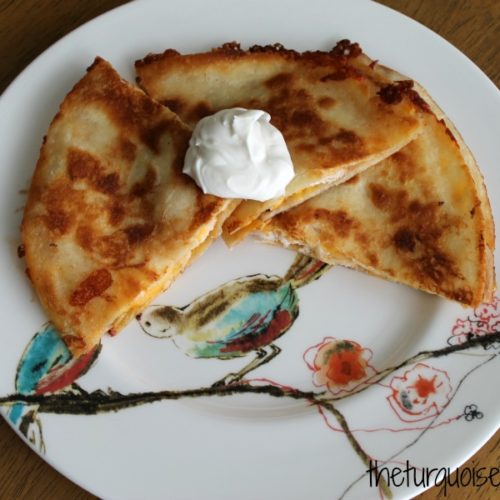 Easy Chicken Quesadilla with a Secret Ingredient!