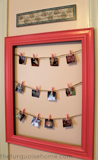 Pink and Turquoise Nursery Room for a girl