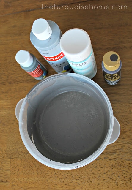 Greige paint for DIY custom drapes
