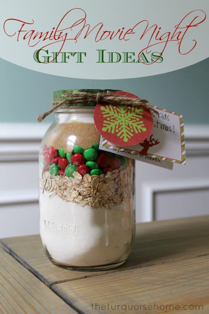 Give a family movie night this Christmas season. This gift is so versatile. You can customize it and it's a great for all ages!