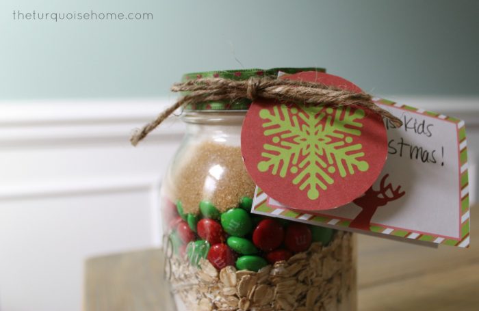 M&M Cookies in a Jar