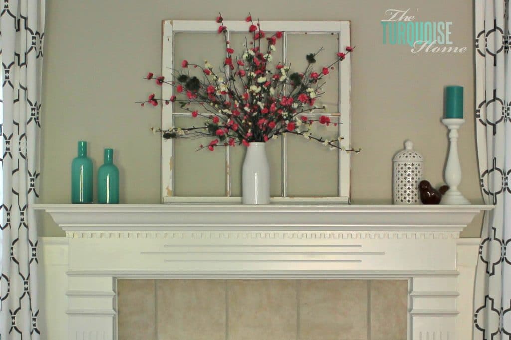 simple mantel decor