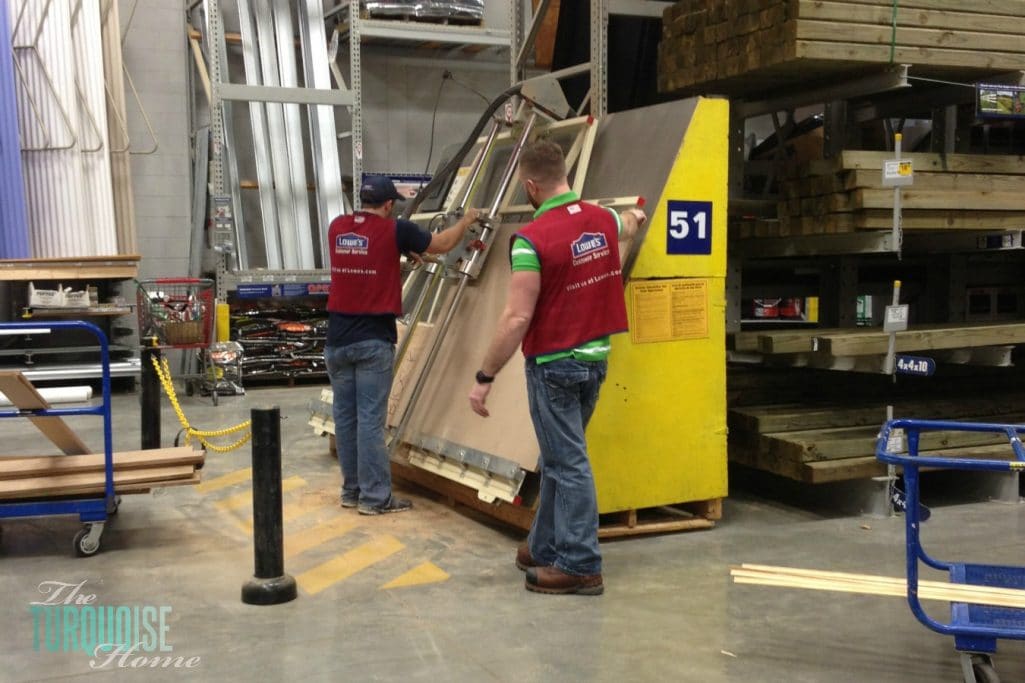 guys at hardware store cut boards