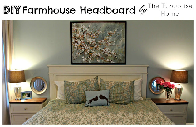 DIY Farmhouse Headboard {how to}