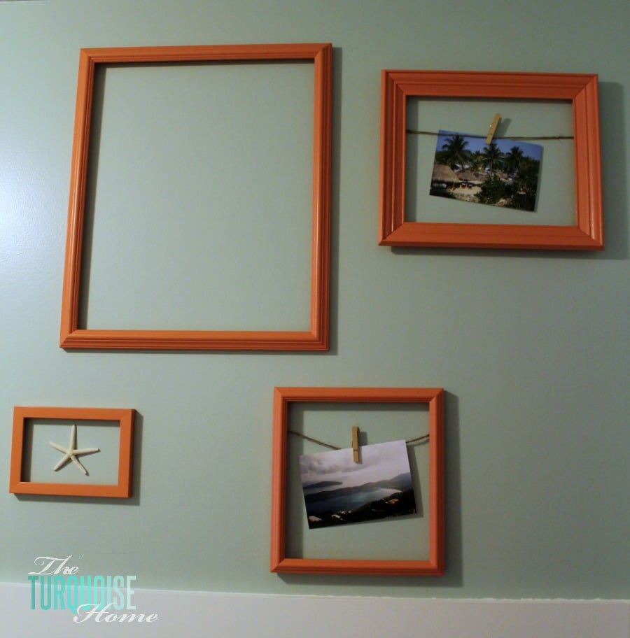 How to Create a Painted Picture Frame Gallery Wall