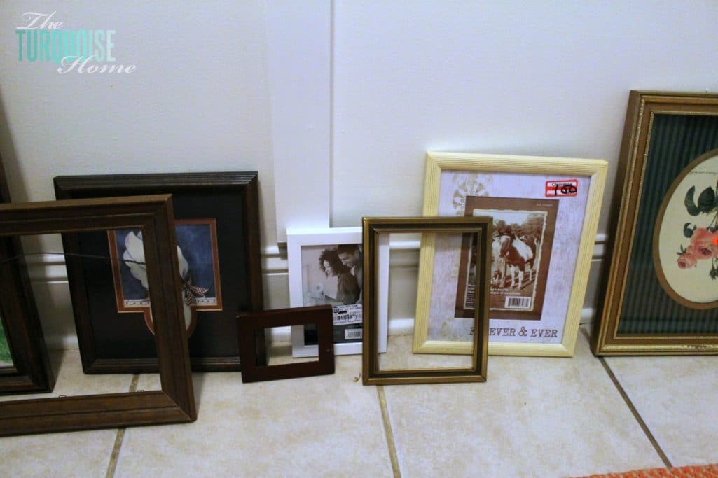 How to Create a Painted Picture Frame Gallery Wall
