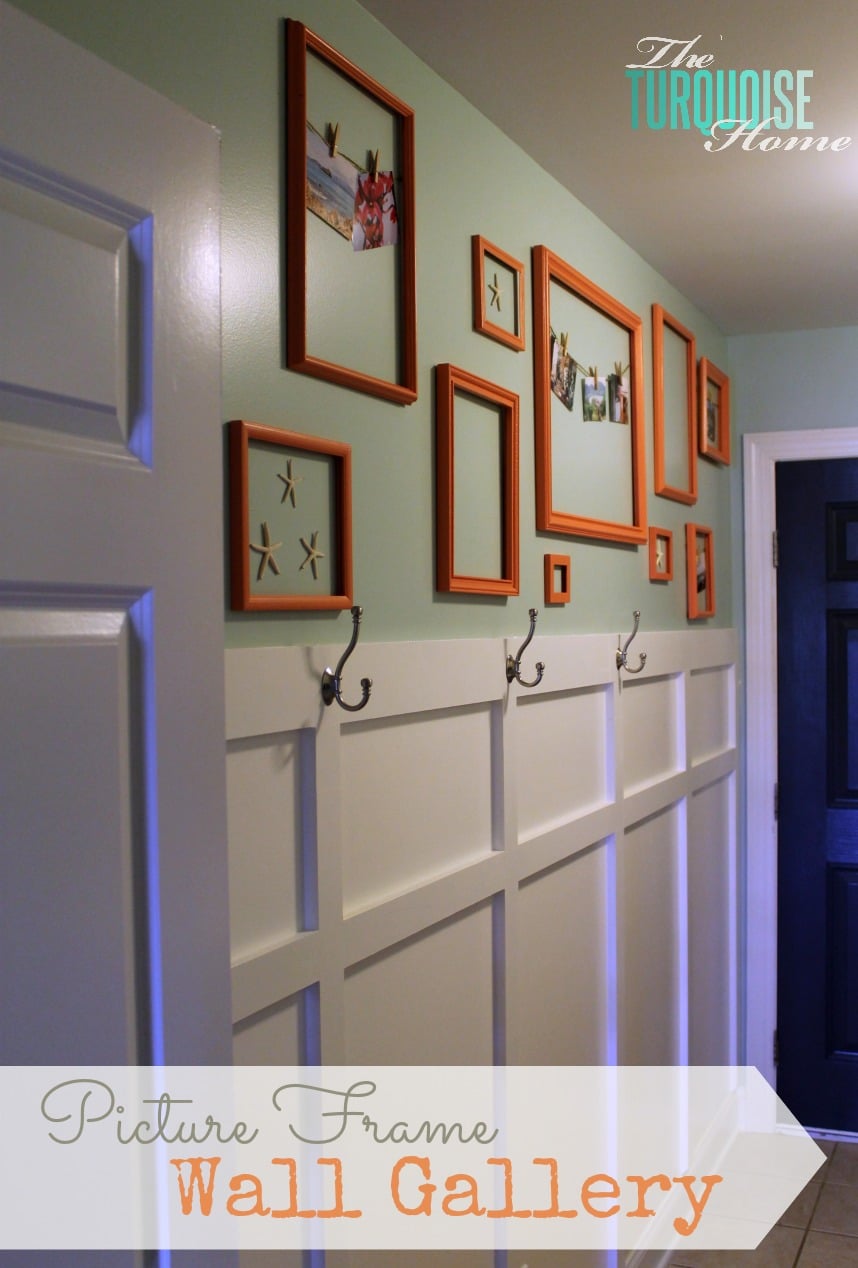 Painted Picture Frame Gallery Wall