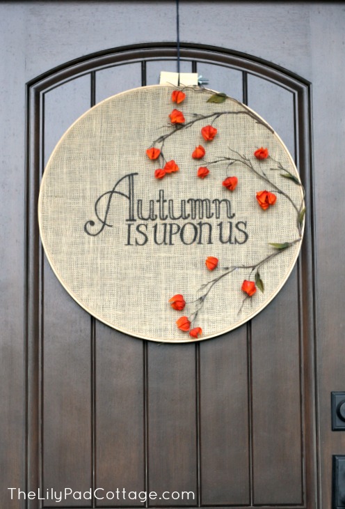 Autumn Embroidery Hoop | 11 Ways to Add Fall to Your Home