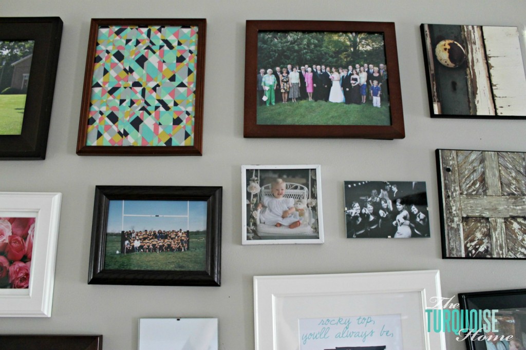 Add Fabric to a Gallery Wall