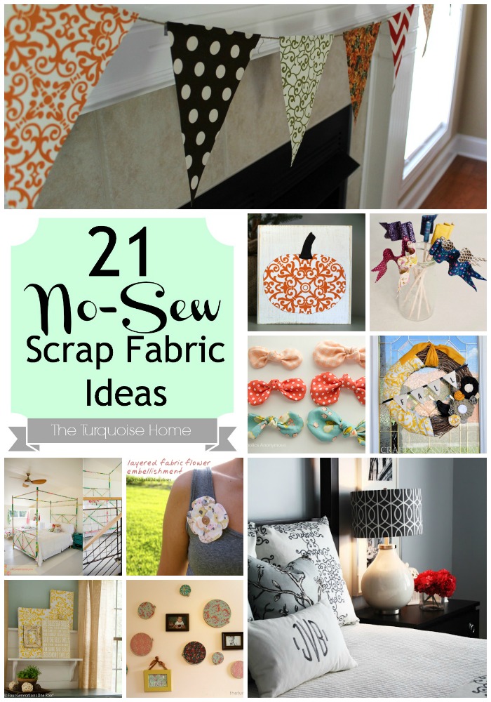 21 No-Sew Fabric Scrap Ideas You'll Want to Make This Weekend