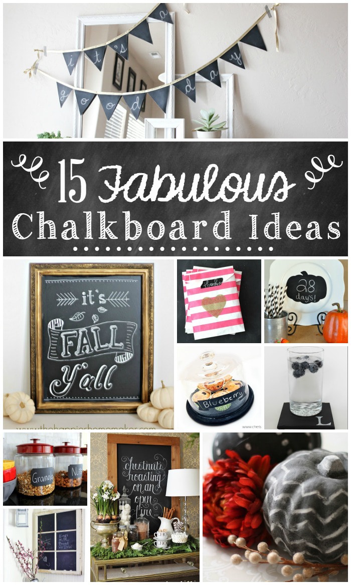 15 Stylish Chalkboard Ideas