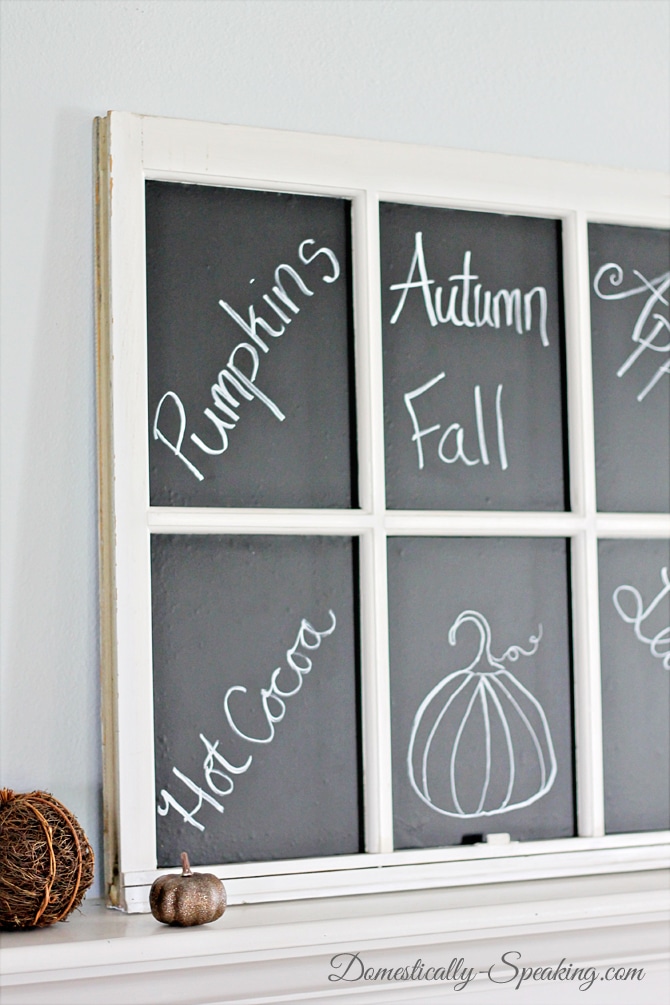 Chalkboard Window