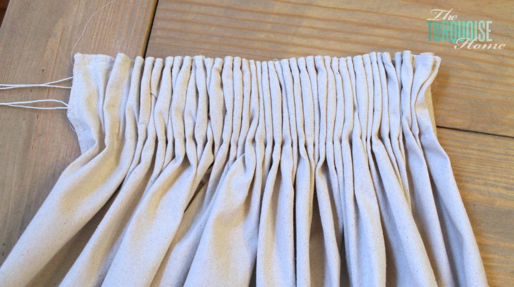 DIY Easy Pleated Curtains