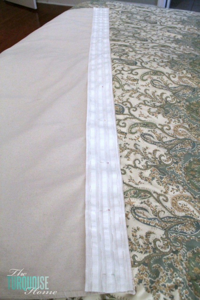 DIY Easy Pleated Curtains