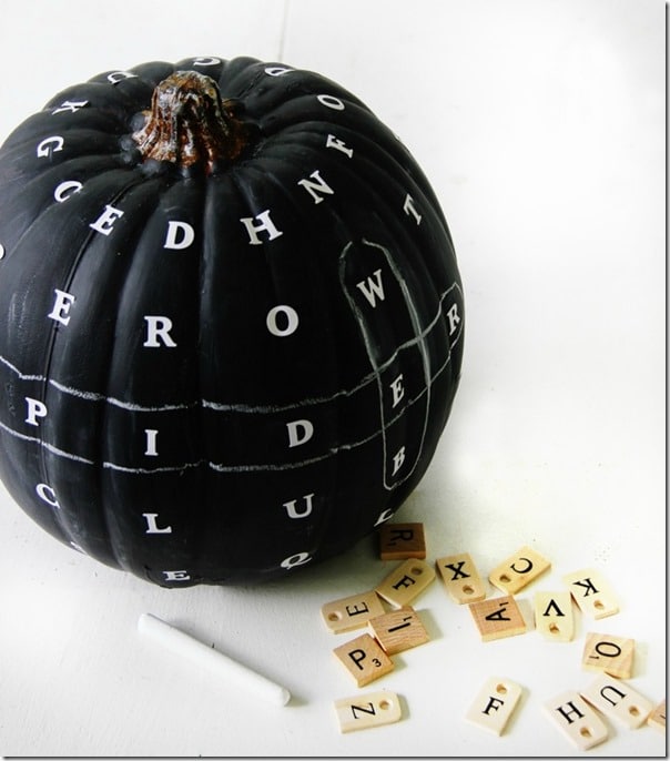 Chalkboard Word Find Pumpkin