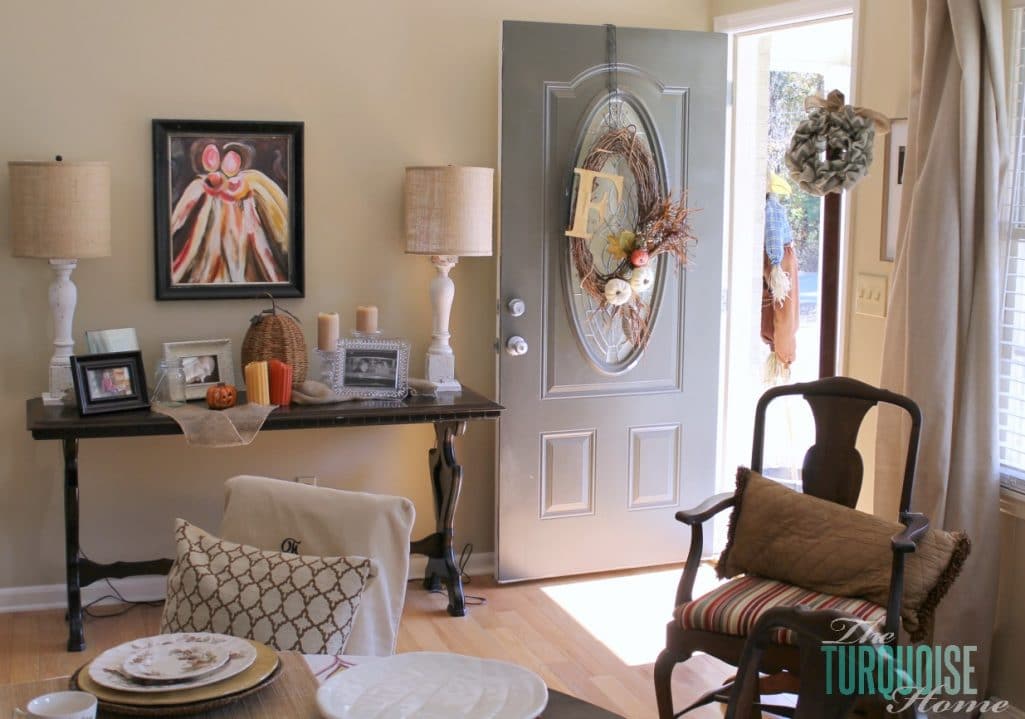 Formal Dining Room to Functional Play Room | TheTurquoiseHome.com