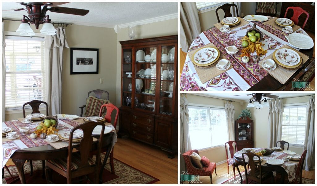 Formal Dining Room to Functional Play Room | TheTurquoiseHome.com