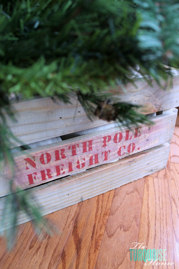 How to stencil a pallet crate