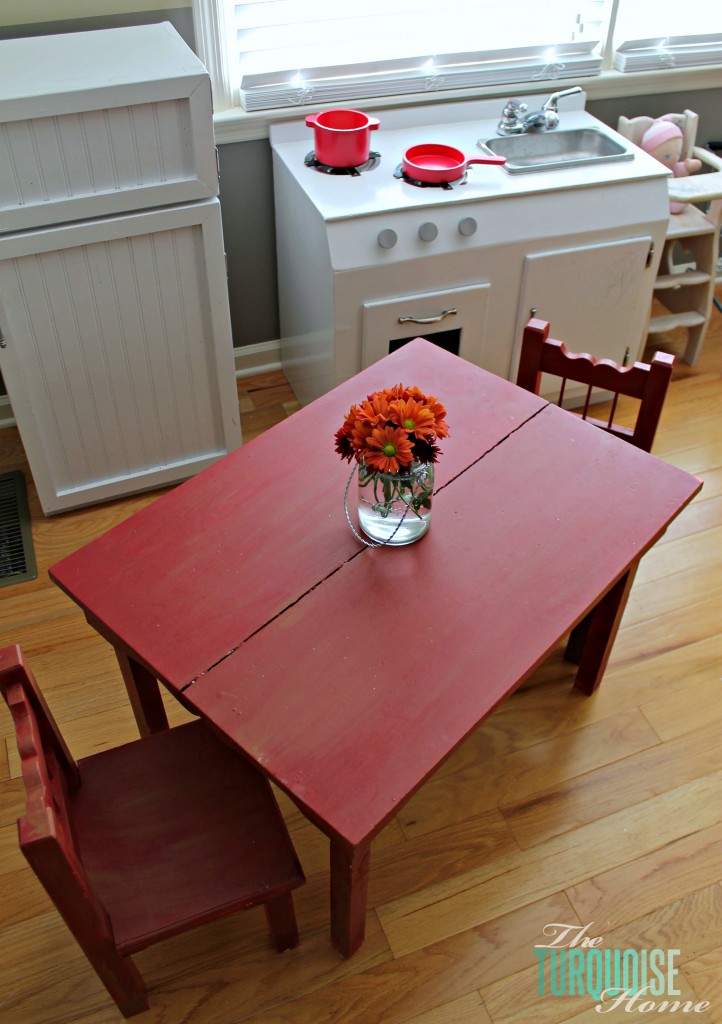 Formal Dining Room to Functional Play Room | TheTurquoiseHome.com
