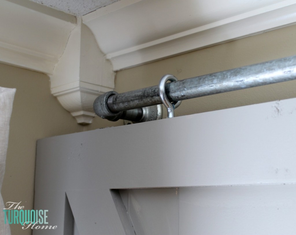 DIY Simple Sliding Barn Doors | TheTurquoiseHome.com