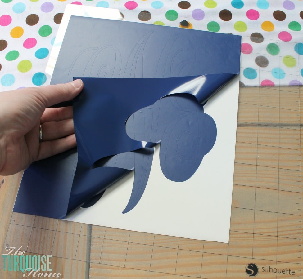 How to Create a Simple Vinyl Monogram {A Silhouette Tutorial for Beginners}