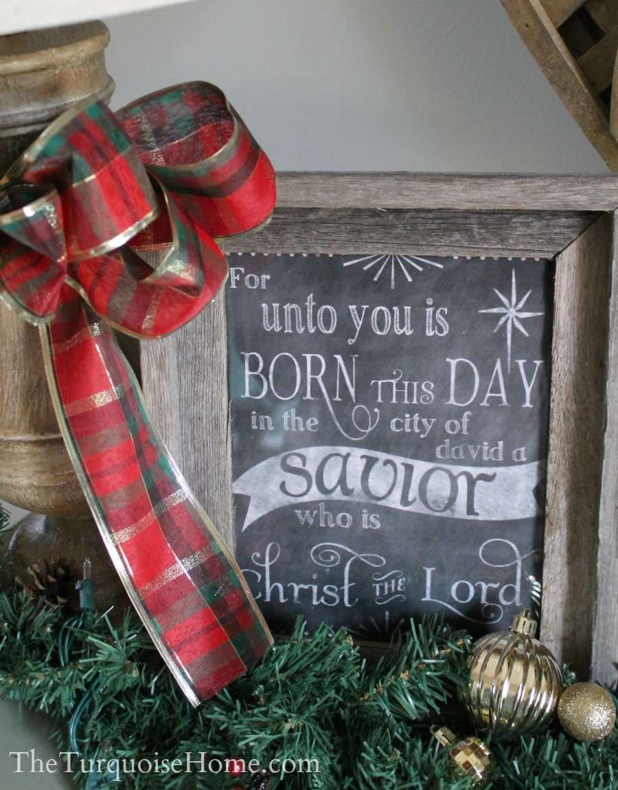 Christmas Home Tour 2013: Pretty in Plaid