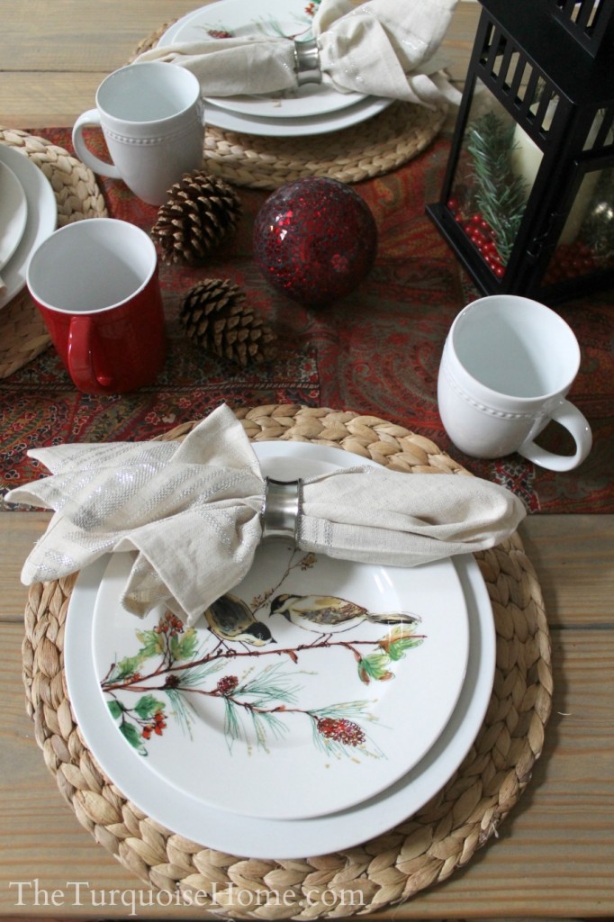 Christmas Home Tour 2013: Pretty in Plaid - Winter Song by Lenox