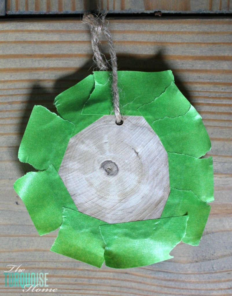 Chalkboard Wood-Slice Ornaments