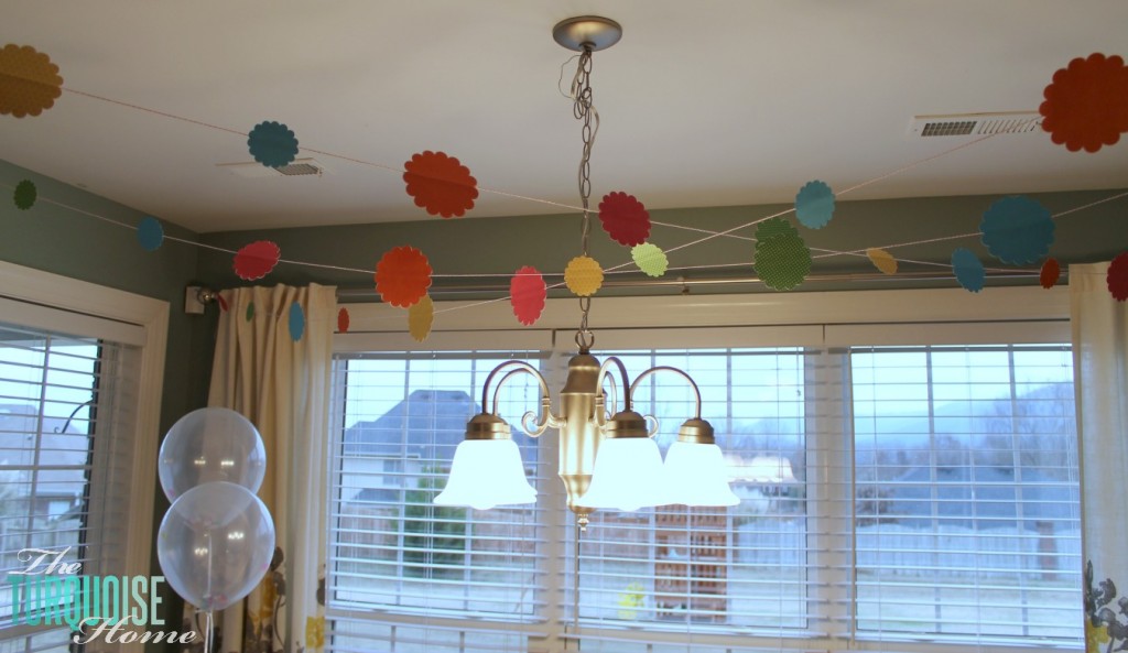 Confetti garland #sprinkles #birthday