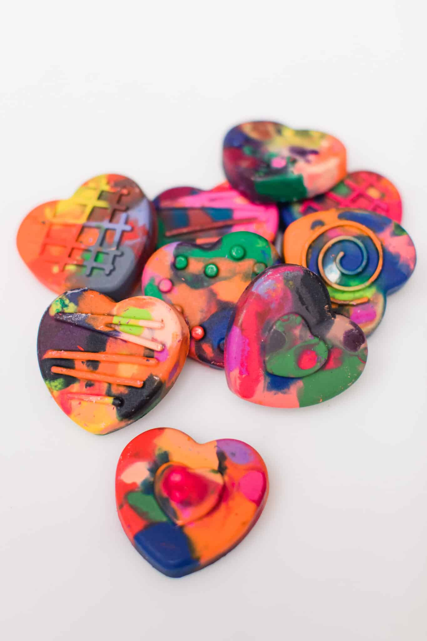 DIY Heart Crayons