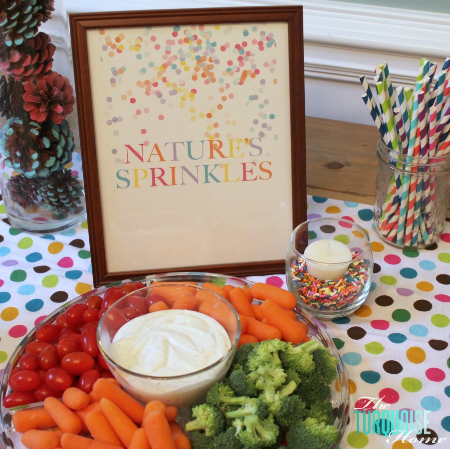 Vegetables: Nature's Sprinkles #birthday