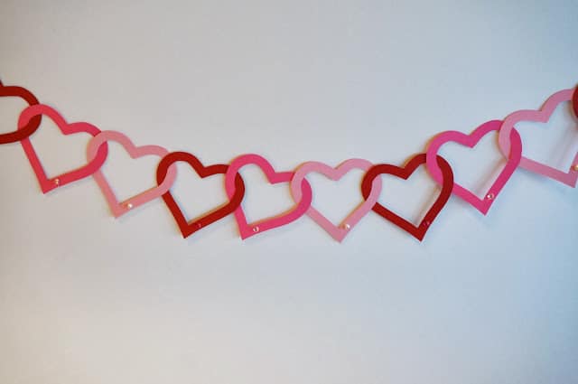 Paper Heart Garland