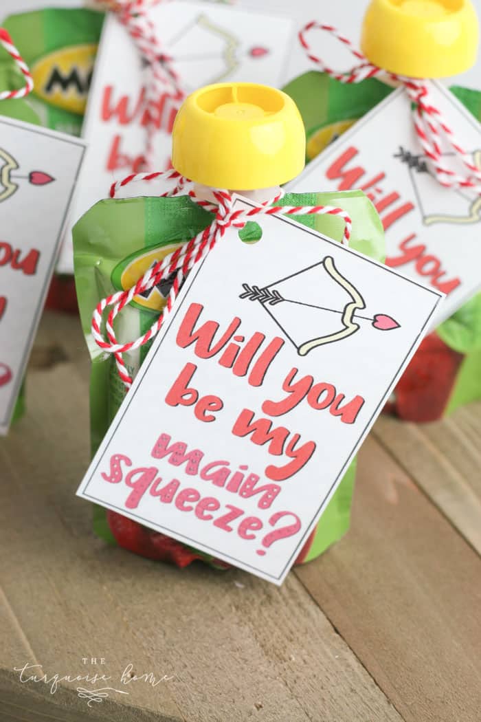Will you be my Main Squeeze? Printable Valentine (for kids!)