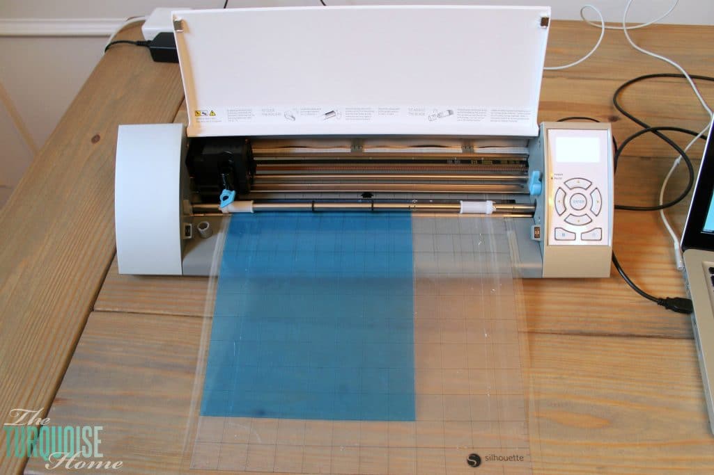 DIY Stenciled Burlap Art