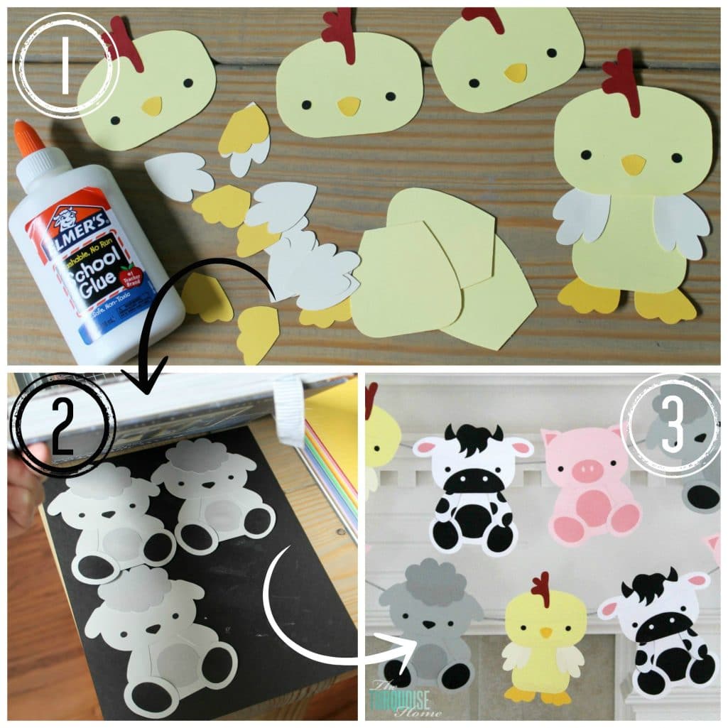 Barnyard Animal Birthday Party {with cute paper banner tutorial} #diy #party #barnyard