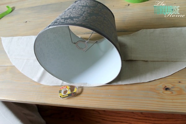 How to Easily Recover a Lamp Shade #DIY