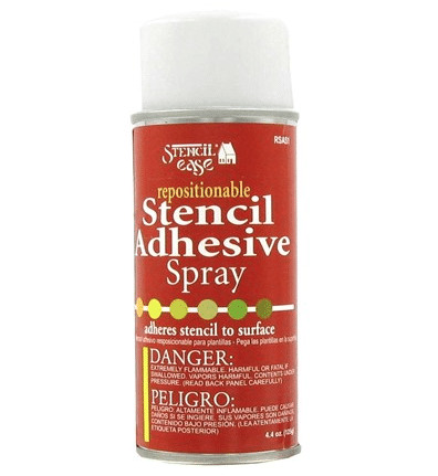 Repositionable Stencil Adhesive Spray
