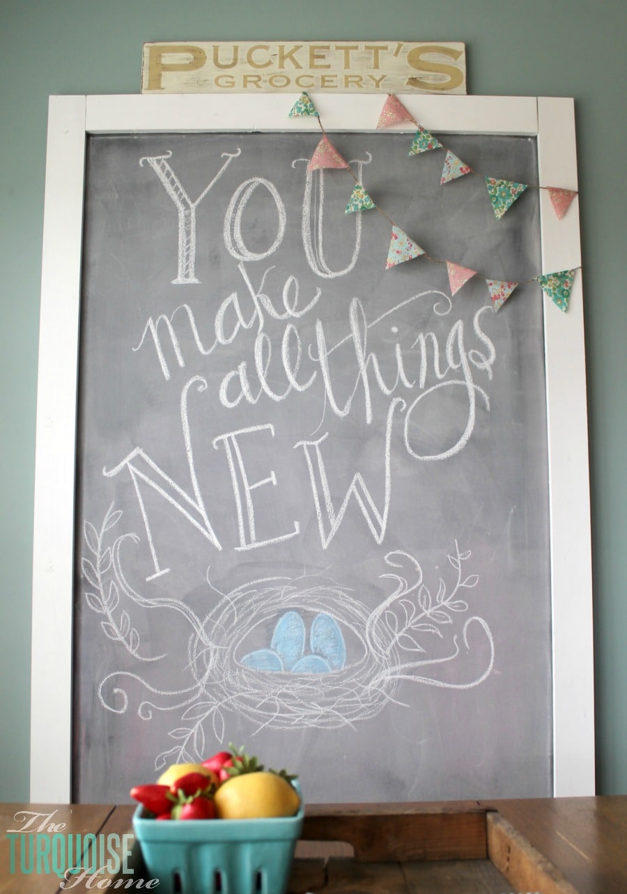 Spring Is Coming {Chalkboard Art}