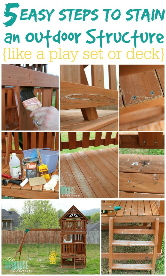 5 Simple Steps to Stain an Outdoor Structure