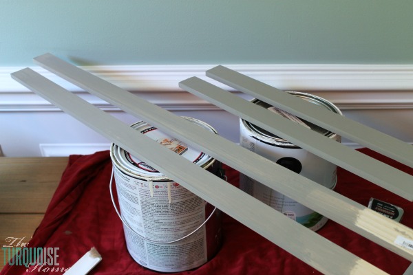 DIY Stamped Wall Art | Frame Prep