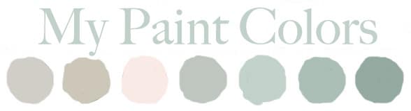 The Paint Colors in My Home