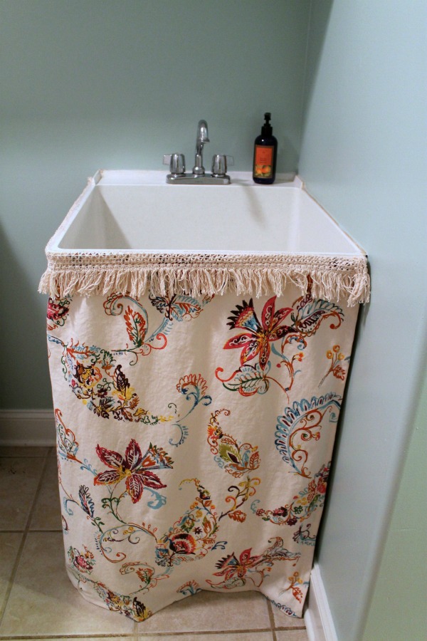 Laundry Room with Palladian Blue from Benjamin Moore | TheTurquoiseHome.com