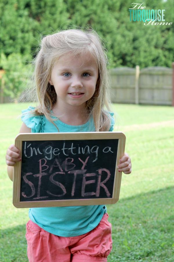 I'm getting a baby sister! {The UN gender reveal party}