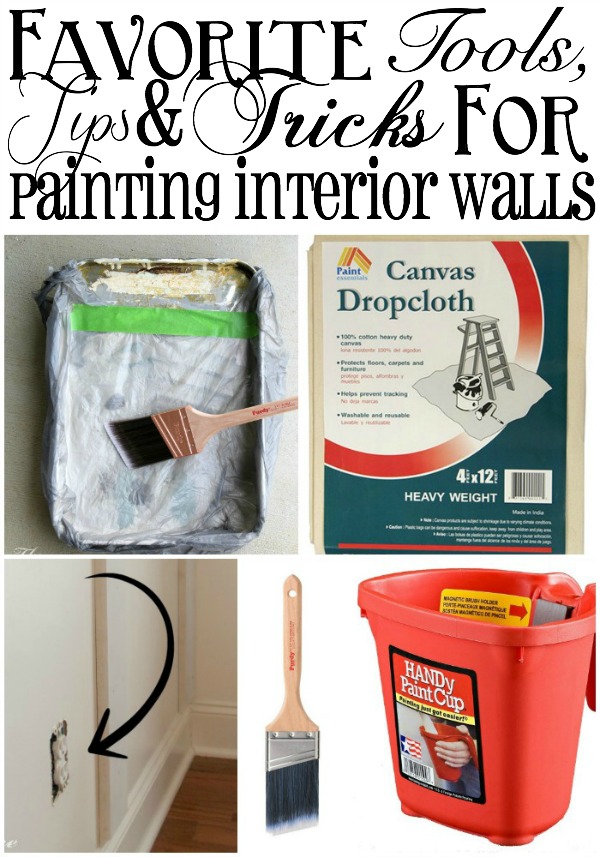 Favorite Tools, Tips and Tricks for Painting Interior Walls | TheTurquoiseHome.com