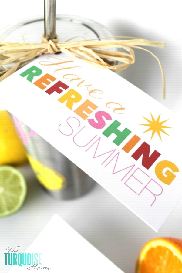 Great Summer Gift Idea!! Have a Refreshing Summer (monogramed cup gift idea) - perfect for teachers or anyone else who needs a great cup this summer! :) | All the details at TheTurquoiseHome.com