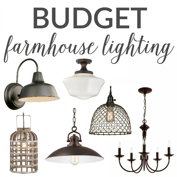 Affordable Farmhouse Lighting