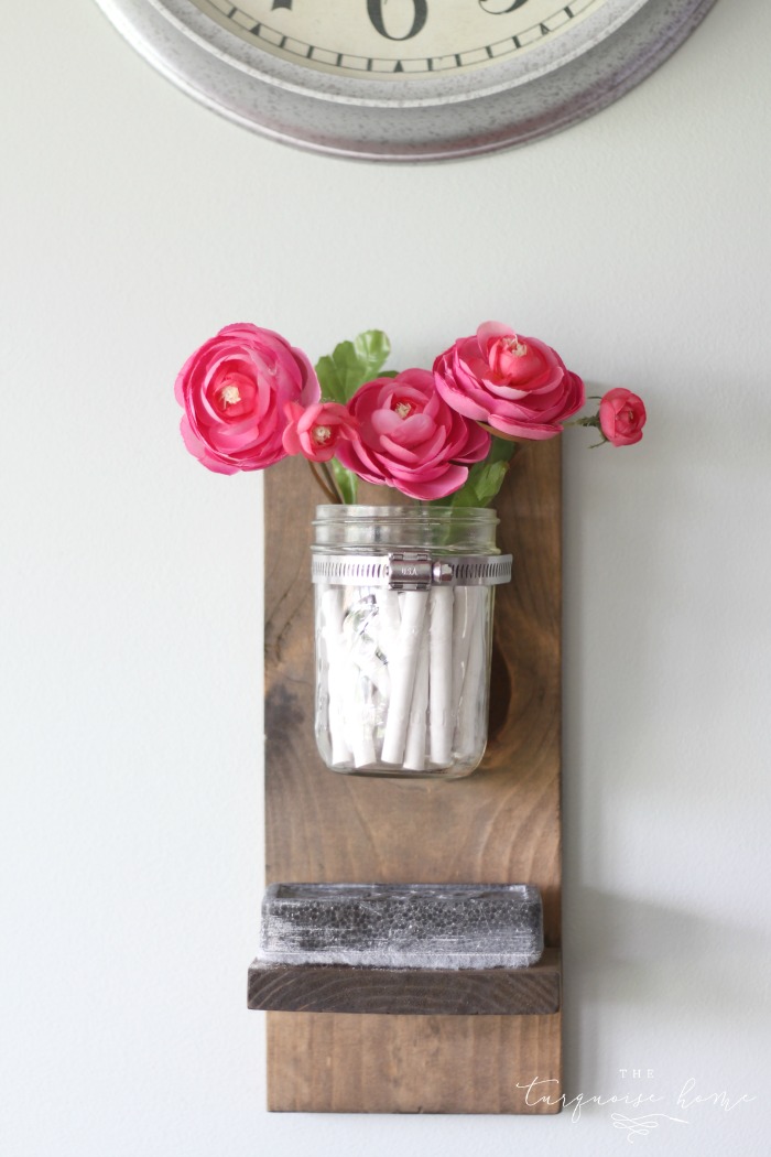 Homemade Chalk and Eraser Holder {for a Chalkboard}
