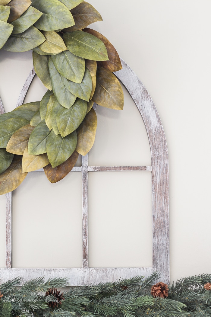 A Fixer Upper-Style DIY Cathedral Window Frame
