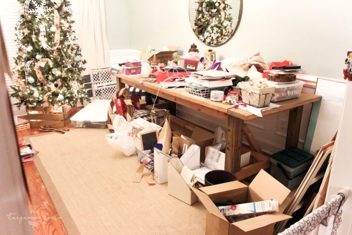 decluttering process